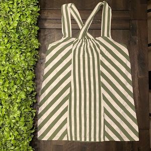 Banana Republic Striped Cross-Back Tank